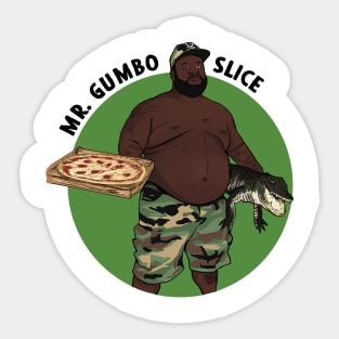 Mr Gumbo Slice Sticker